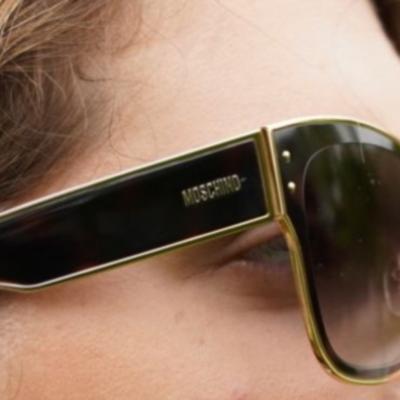 Moschino Dark Havana Sunglasses NWT - Picture 8 of 10